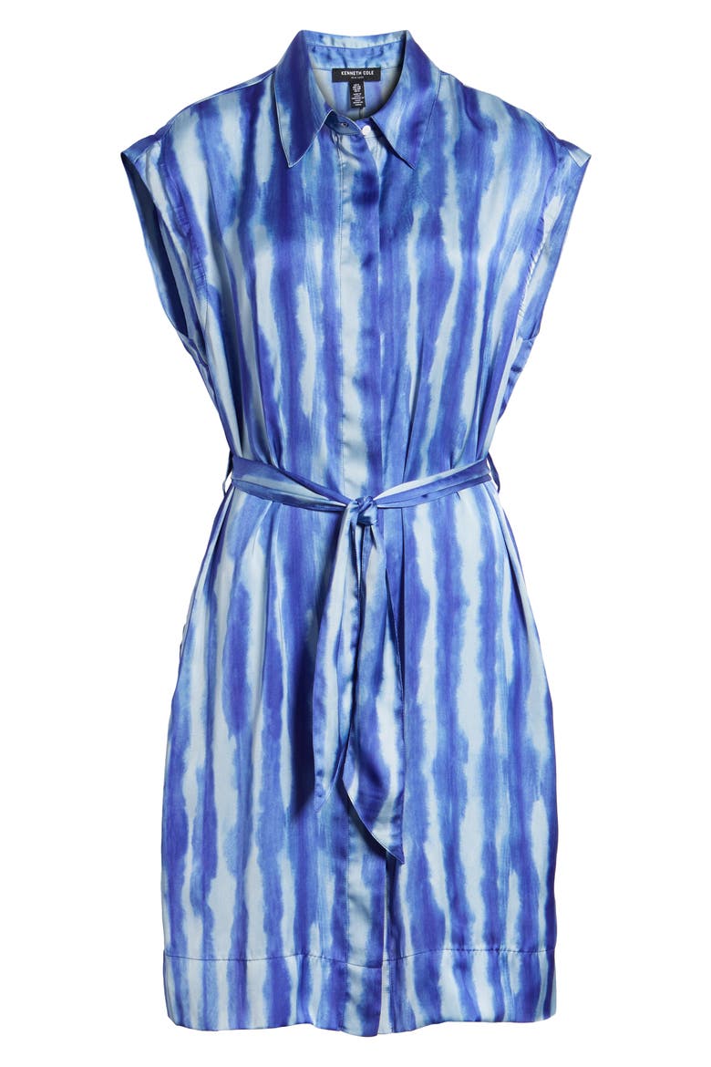 Stripe Shirtdress, Alternate, color, TIE DYE