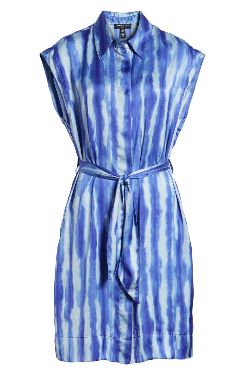 Kenneth Cole New York Stripe Shirtdress, Alternate, color,