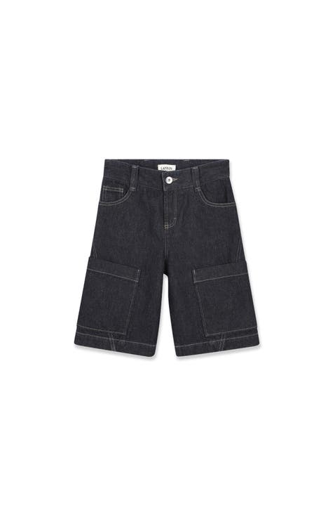 Kids Denim Bermuda Shorts