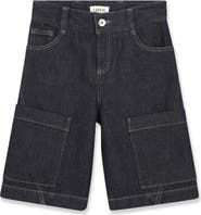 Lanvin Kids Denim Bermuda Shorts