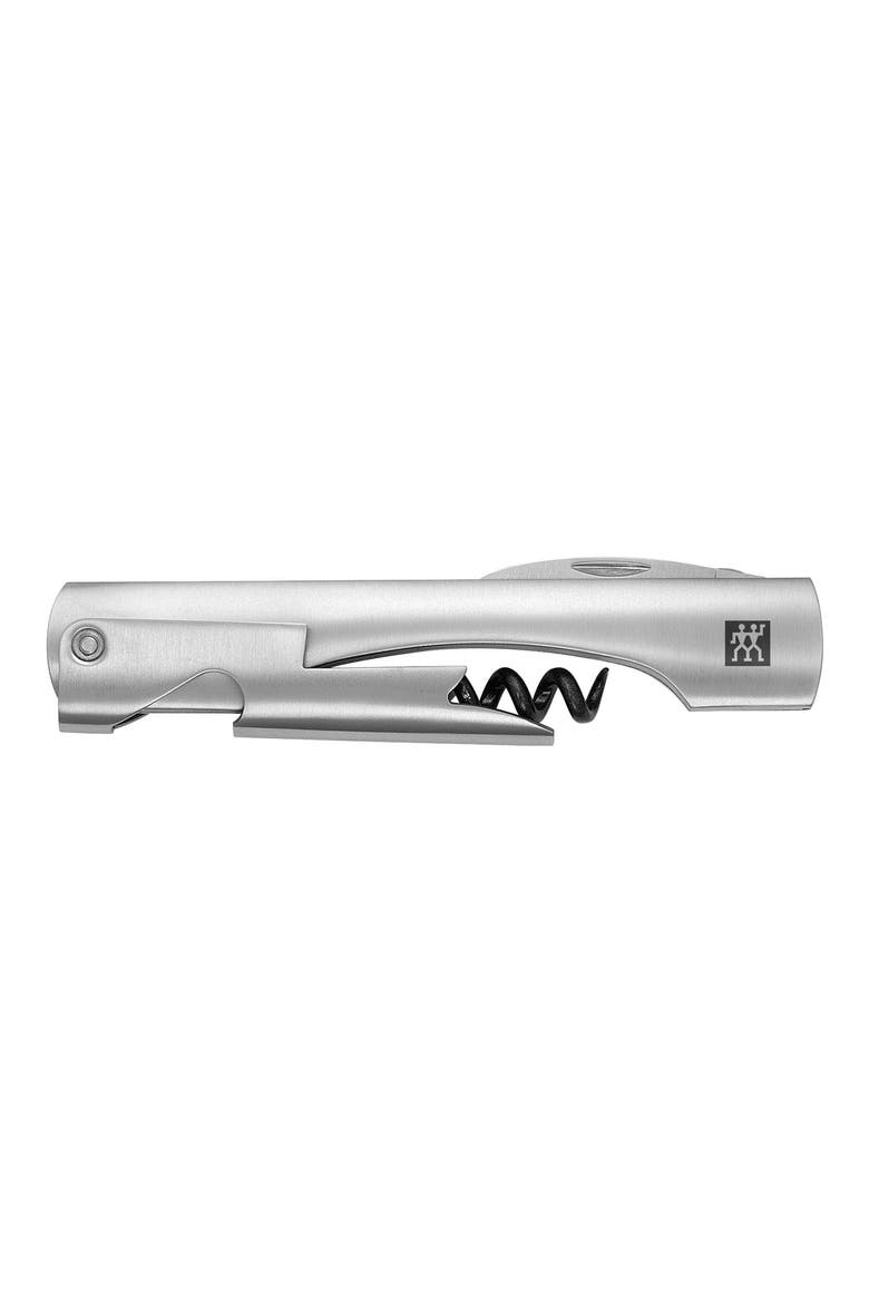 Sommelier Stainless Waiter's Knife Corkscrew, Main, color, STAINLESS STEEL
