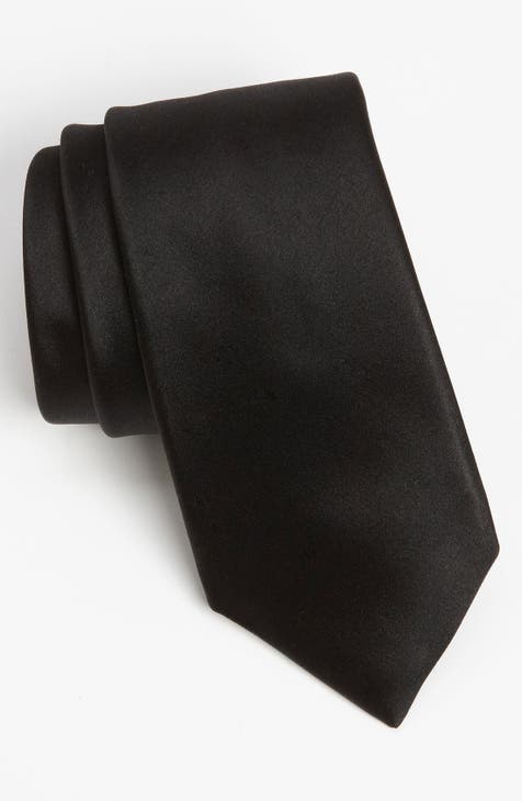 Men s Black Ties Bow Ties Pocket Squares Nordstrom