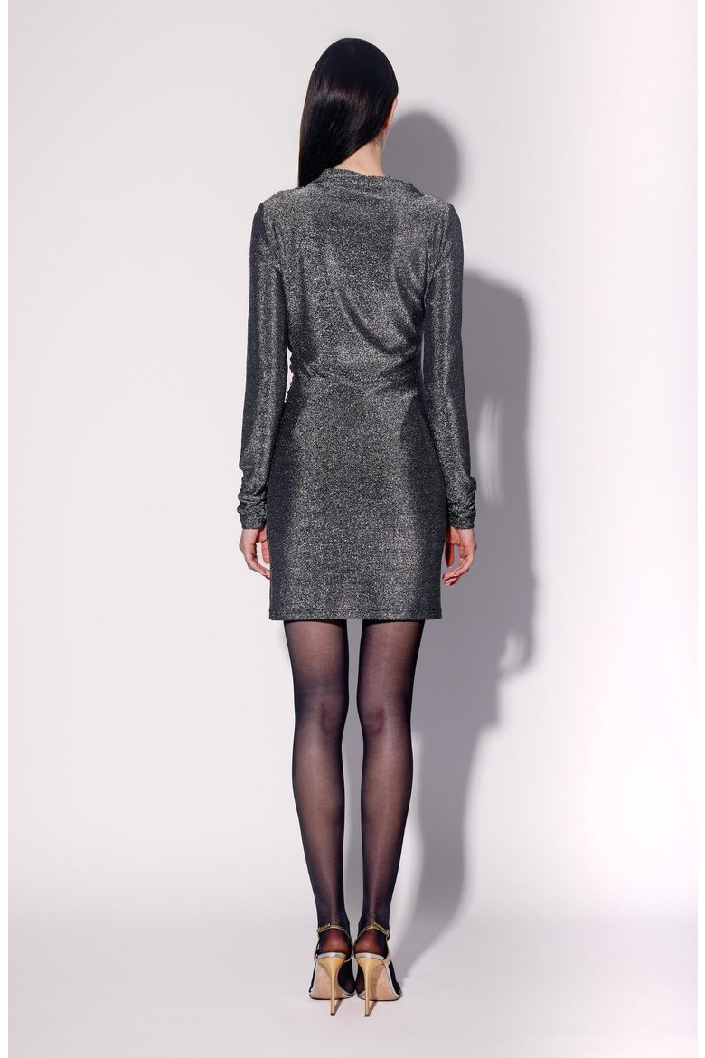 Camilla Dress, Alternate, color, Shimmer Black