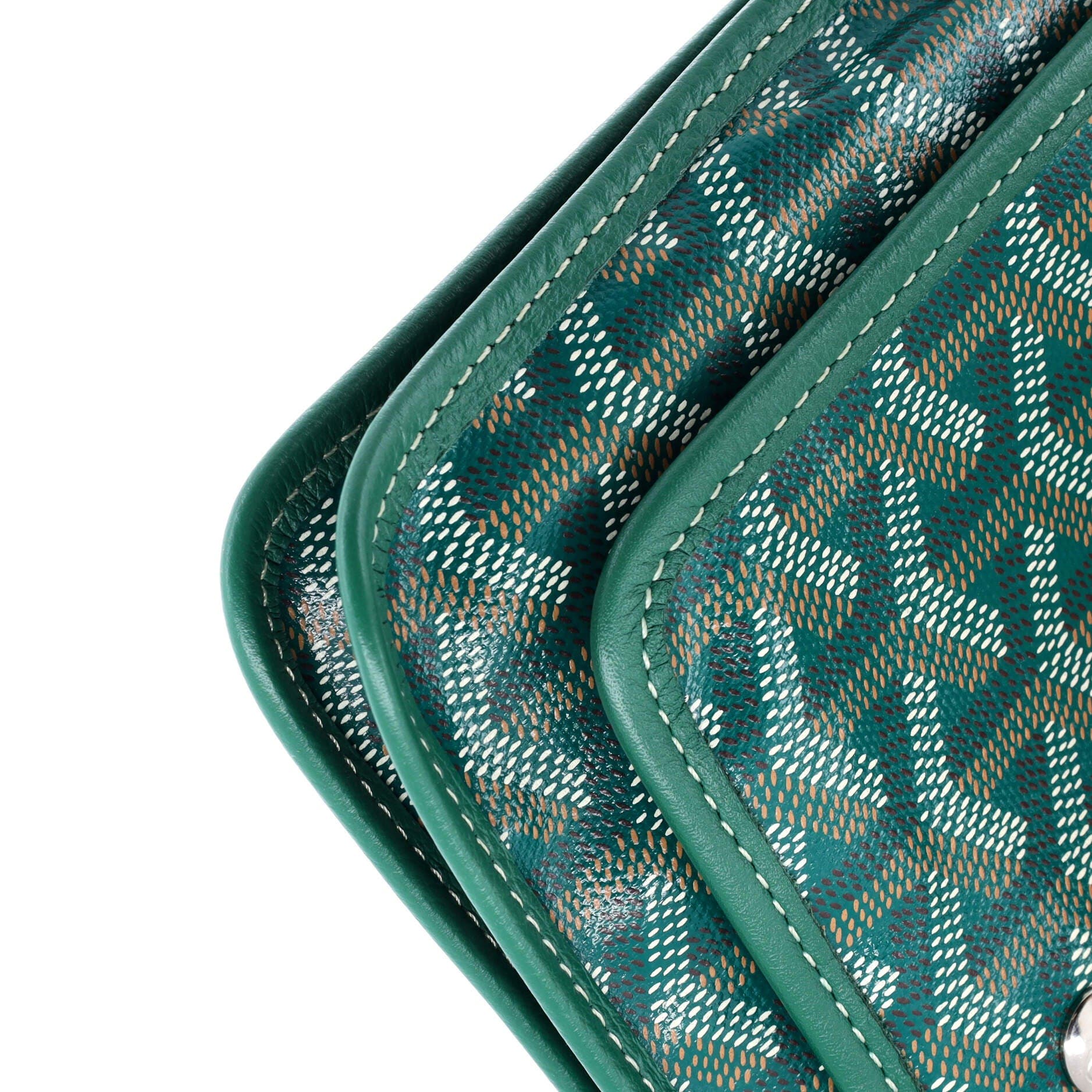 Pre-Owned Goyard Plumet Clutch Wallet Coated Canvas, Alternate, color, 