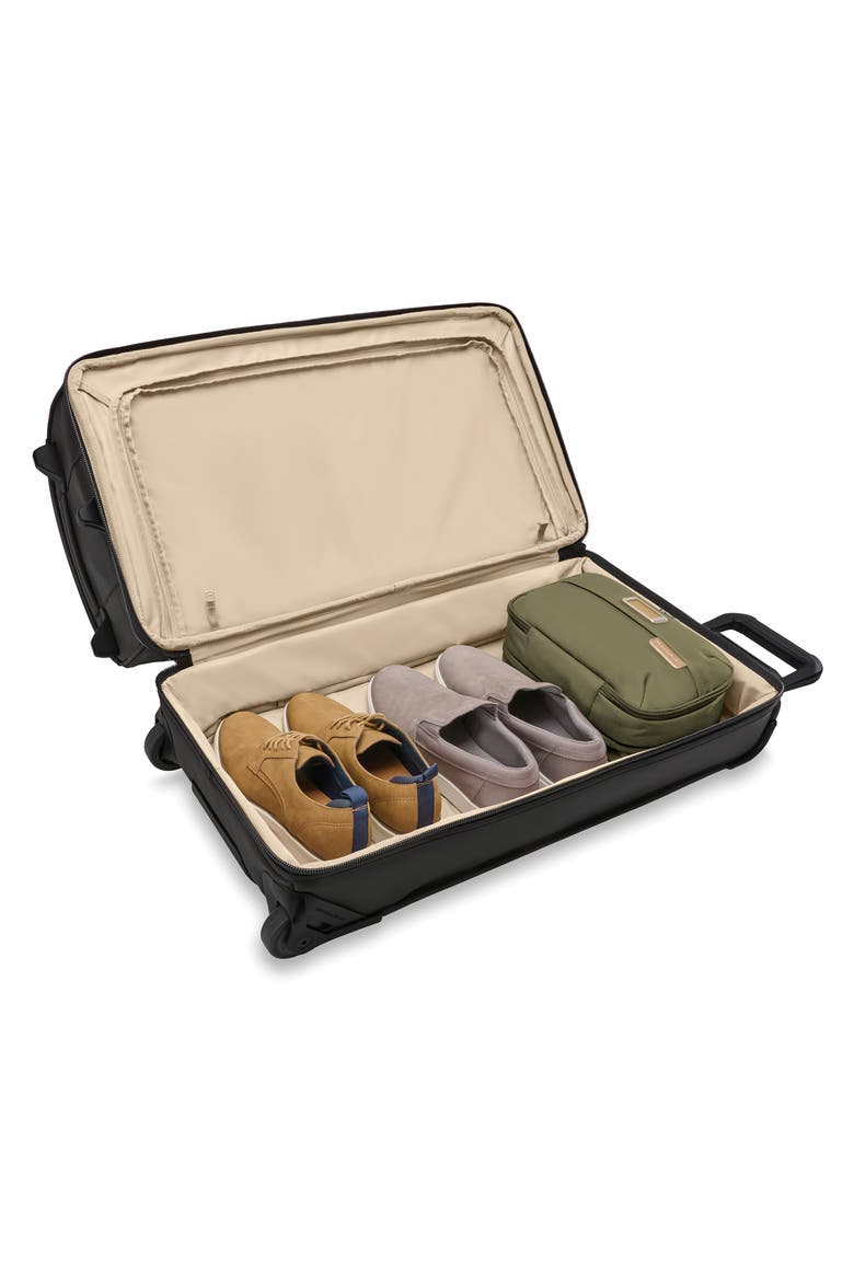 Baseline Medium 2-Wheel Duffle Bag, Alternate, color, BLACK
