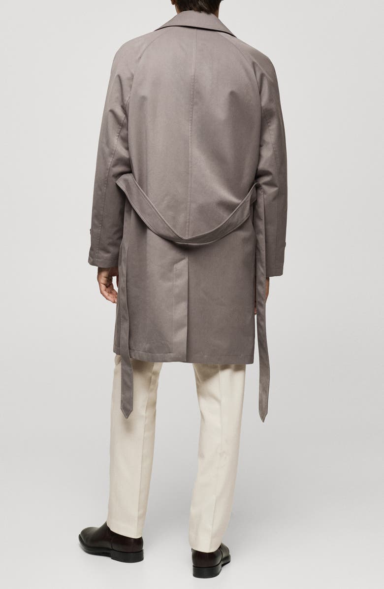MANGO Belted Trench Coat, Alternate, color, 