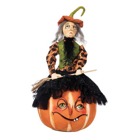 Eartha Joe Spencer Gathered Traditions Halloween Figurine 21"