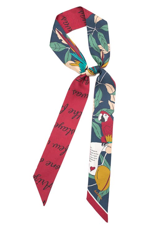 El Amor Skinny Silk Scarf