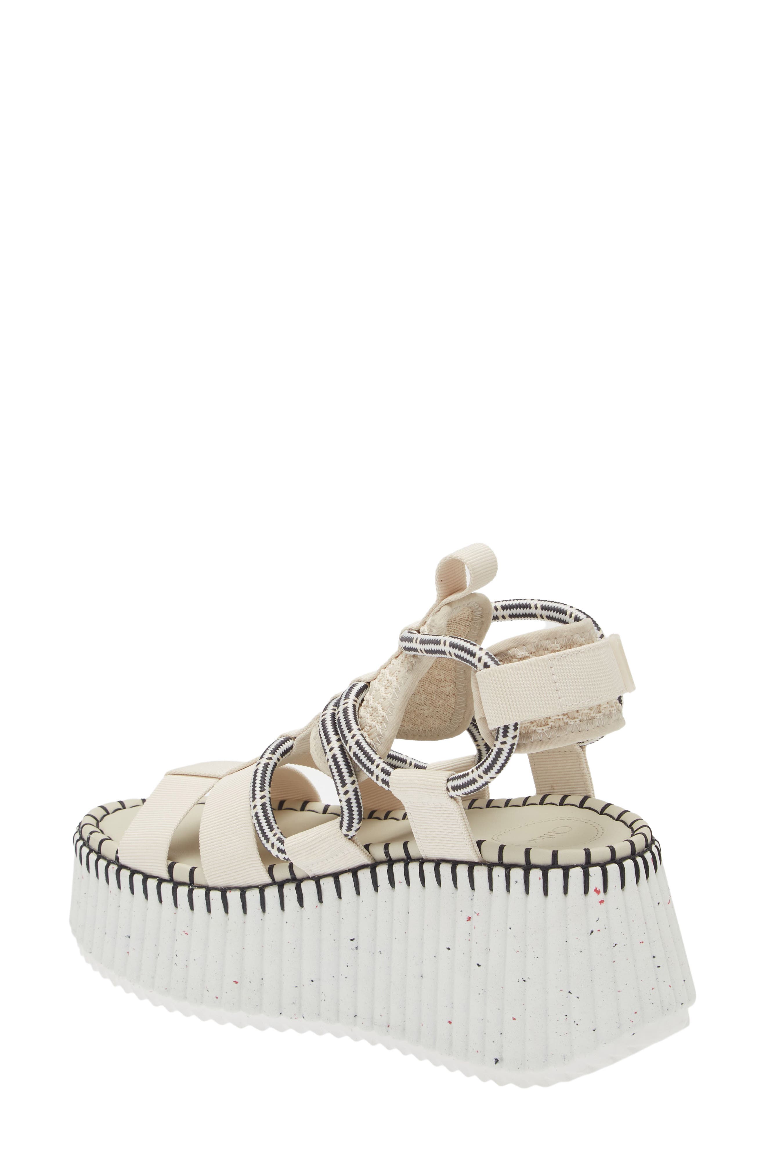 Nama Platform Sandal, Alternate, color, 00L PEARLY GREY