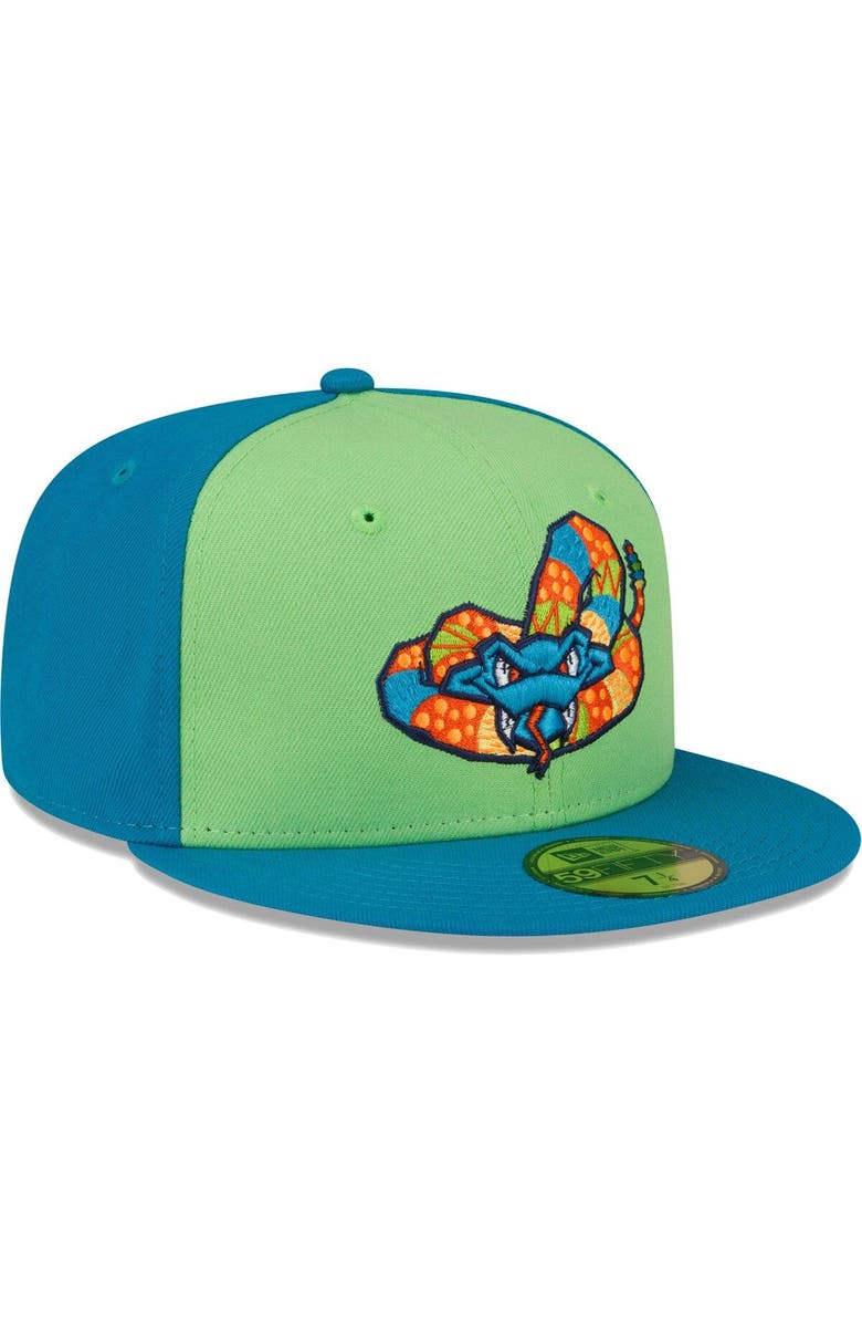 New Era Men's New Era Green Wisconsin Timber Rattlers Copa De La Diversion 59FIFTY Fitted Hat, Alternate, color, Green