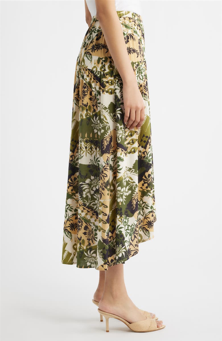 CITY BLUES Faux Wrap Midi Skirt, Alternate, color, 