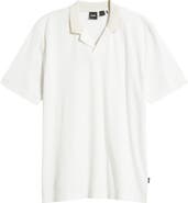 BOSS Pye Textured Johnny Collar Polo