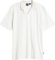 BOSS Pye Textured Johnny Collar Polo