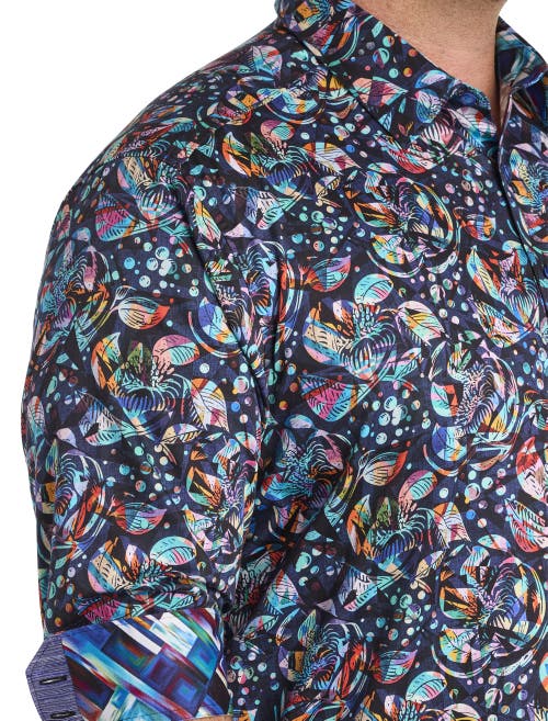 Shop Robert Graham Dxl Big & Tall Hemlock Sport Shirt
