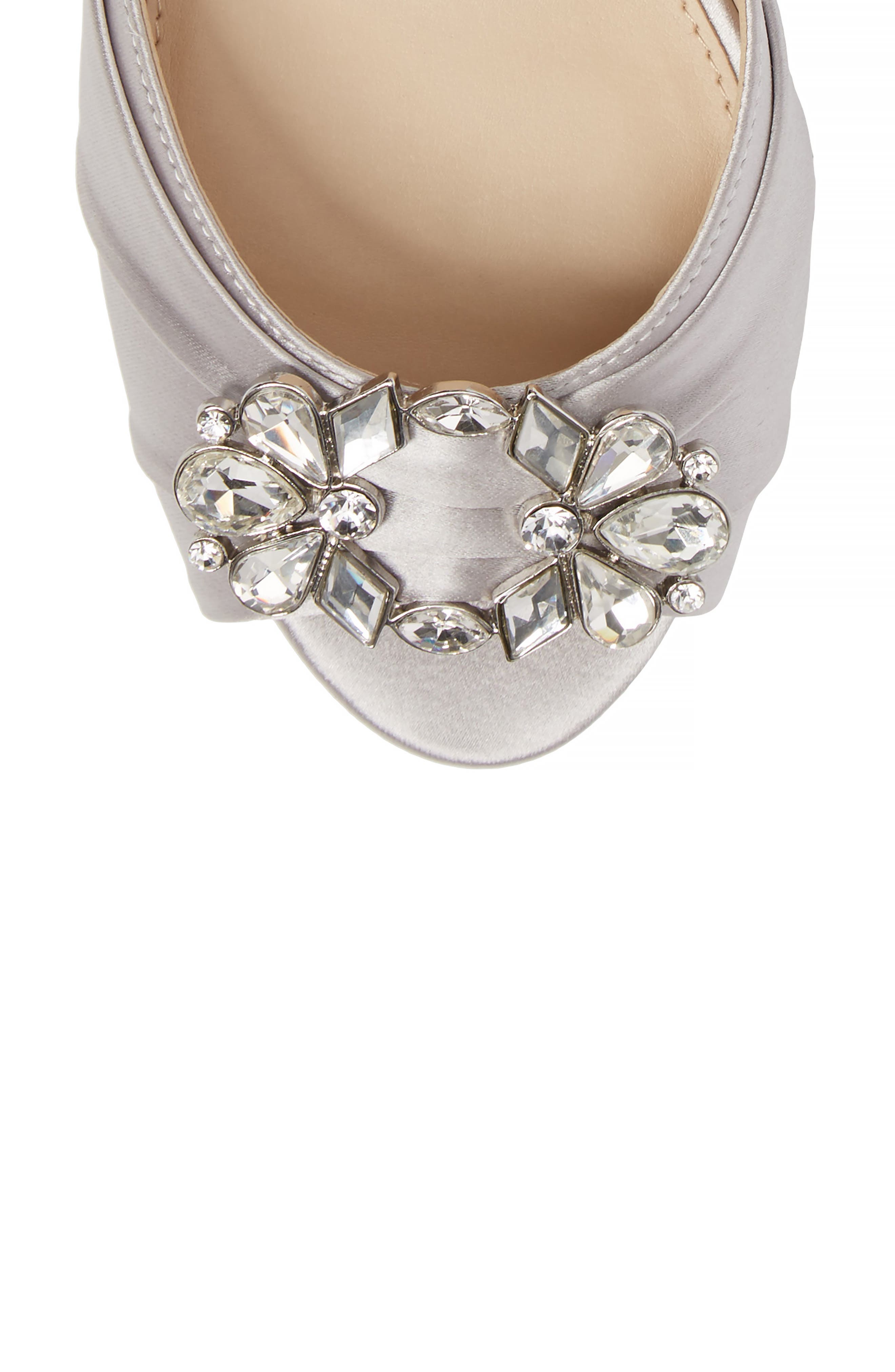 Nina Charisa Open Toe Pump, Alternate, color, 