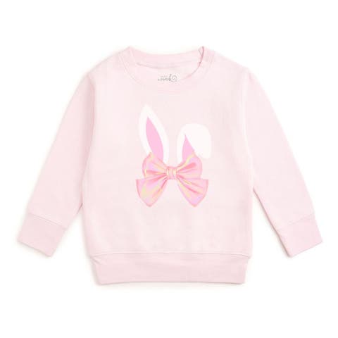 Bunny Bow Easter Sweatshirt (Baby, Toddler & Little Kid)