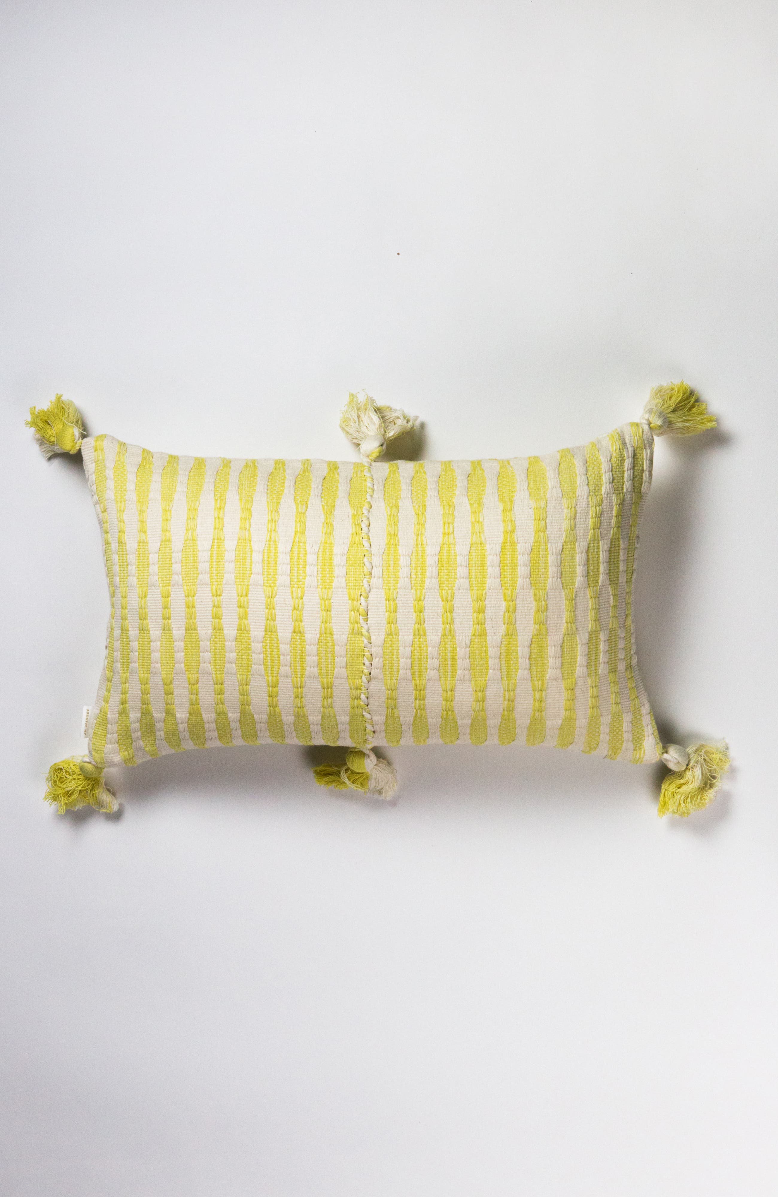 Faded Yellow and Ivory Stripe