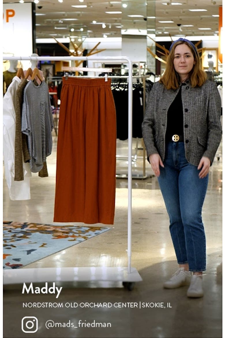 Linen Blend Wide Leg Pants video
