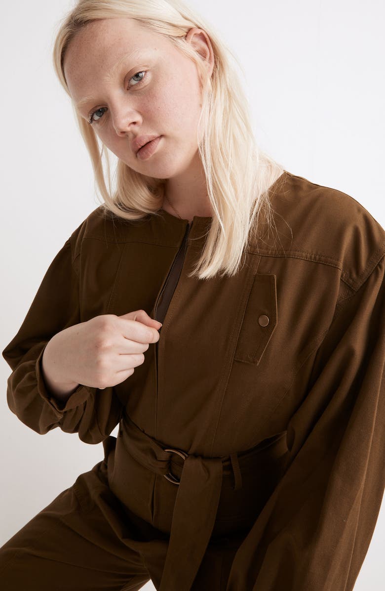 Madewell Tapered Leg Jumpsuit, Alternate, color,