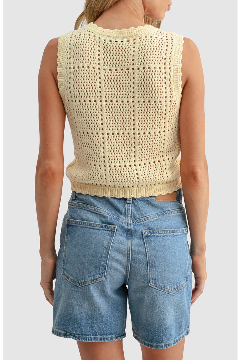 Embroidered Knit Tank, Alternate, color, BUTTER YELLOW
