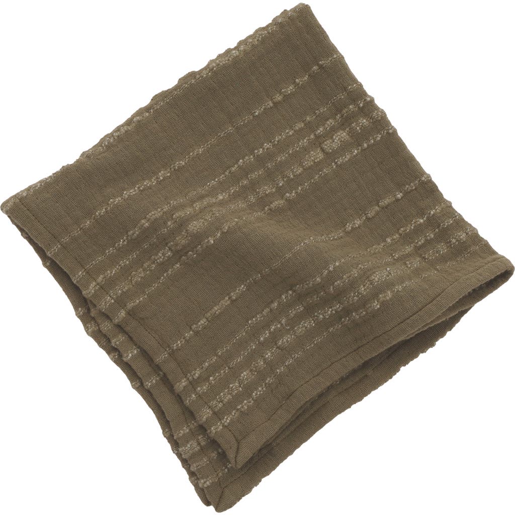 Pom Pom At Home Kenwood Set Of 4 Napkins In Moss