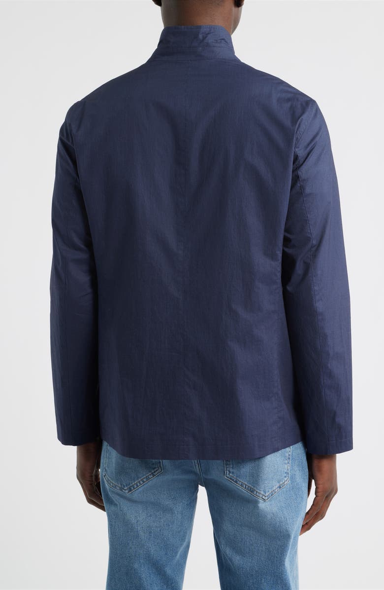 Peter Millar Crown Crafted Mayfair Cotton Zip Blazer, Alternate, color, Navy