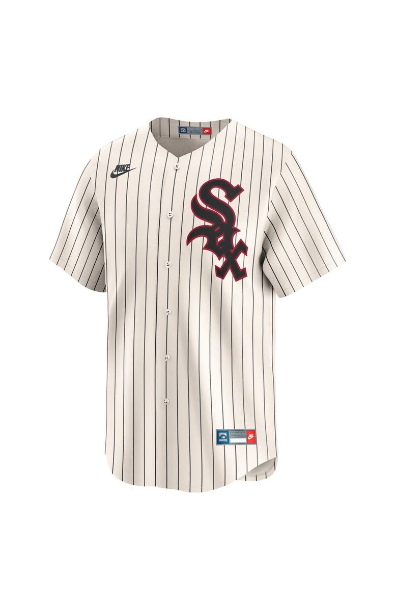 Nike Men's Nike Black Chicago White Sox Cooperstown Collection Limited Jersey, Alternate, color, Cream