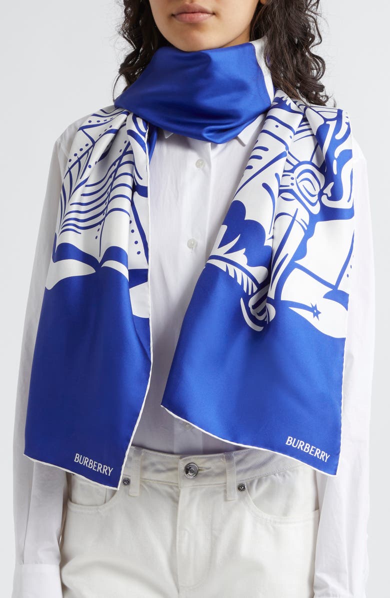 Burberry EKD Silk Scarf, Alternate, color,