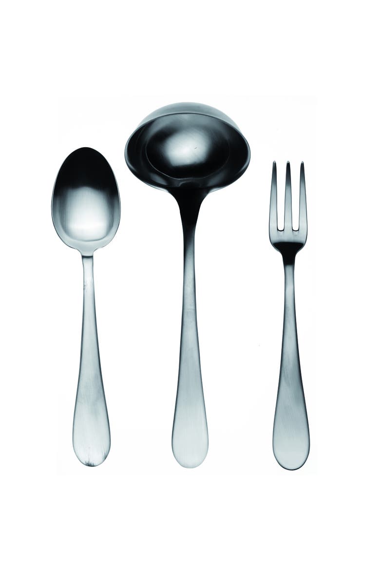 Natura Serving Set - 3 Pieces, Main, color, Ice Silver