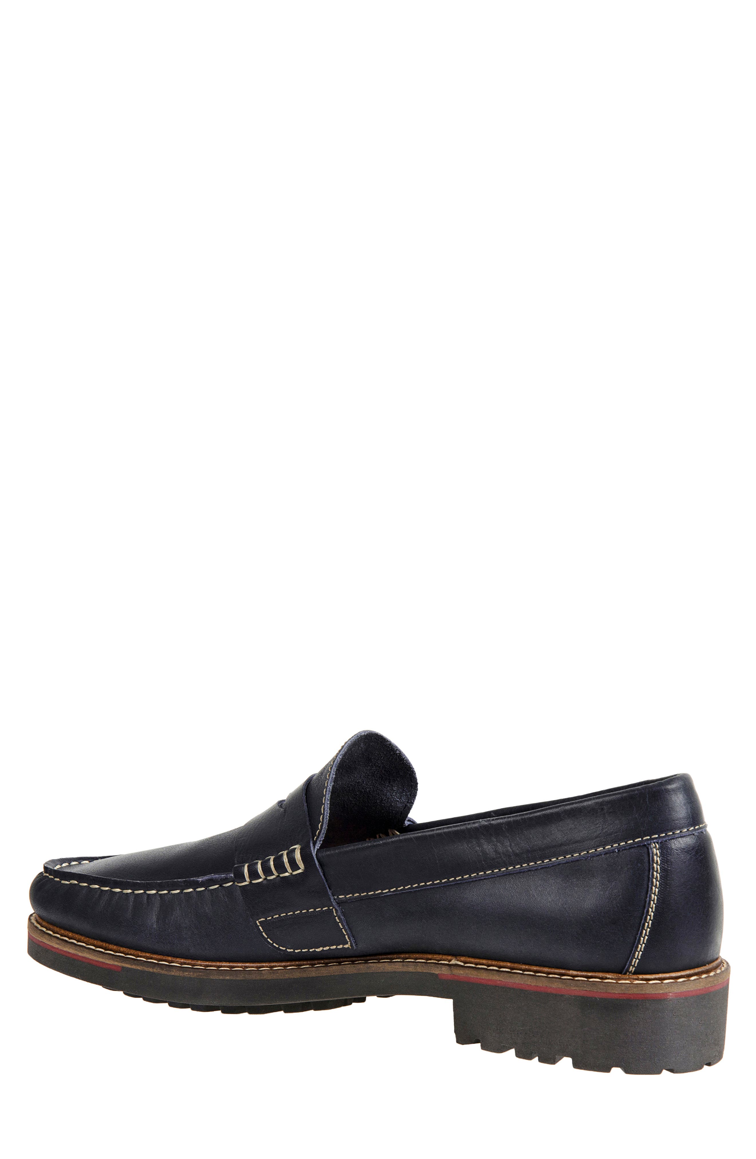 Roland Penny Loafer, Alternate, color, NAVY