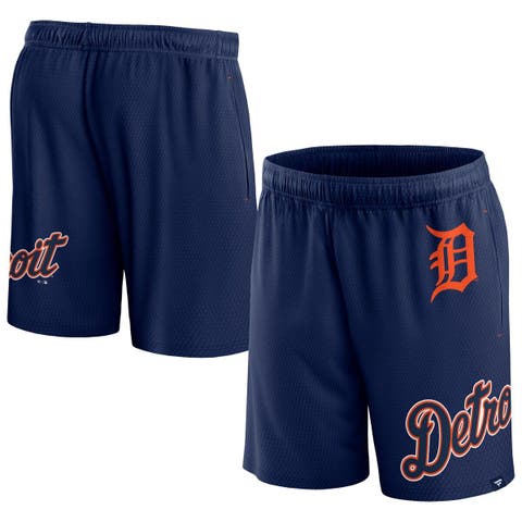 Men's Fanatics Branded  Navy Detroit Tigers Clincher Mesh Shorts
