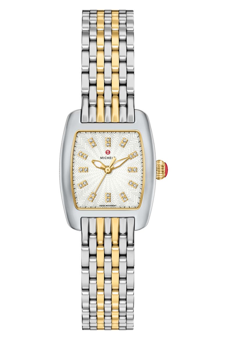 Urban Petite 2-Tone Bracelet Watch, 22mm, Main, color, TWO TONE