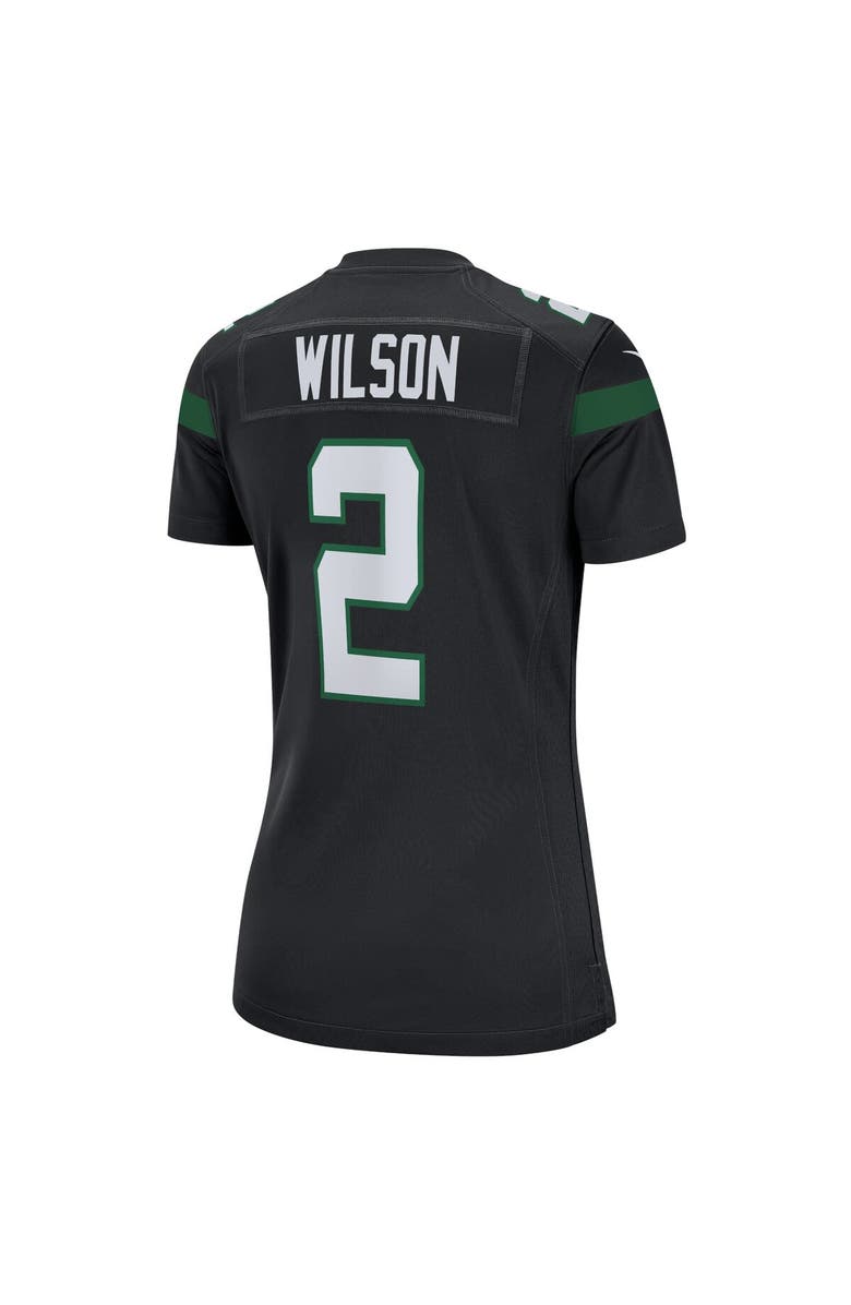Nike Women's Nike Zach Wilson Black New York Jets Player Jersey, Alternate, color, 