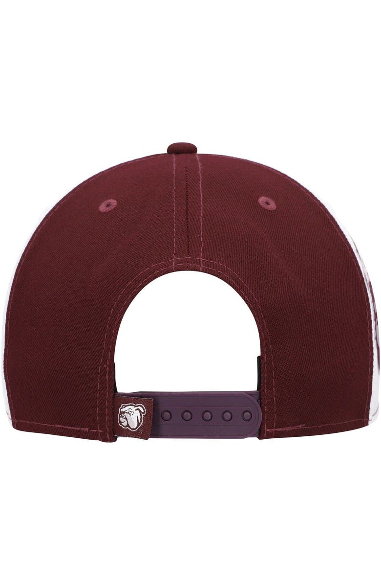 New Era Men's New Era Maroon Mississippi State Bulldogs Outright 9FIFTY Snapback Hat, Alternate, color, Maroon