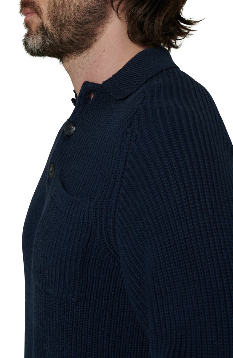 Joe's Ruben Polo Sweater, Alternate, color, Midnight Navy