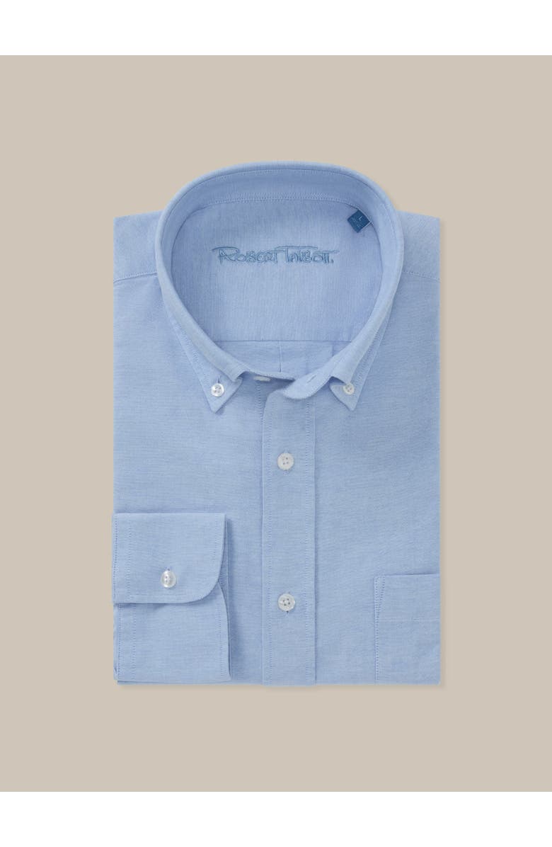 Robert Talbott Harrison Button Down Oxford Shirt, Alternate, color, Light Blue