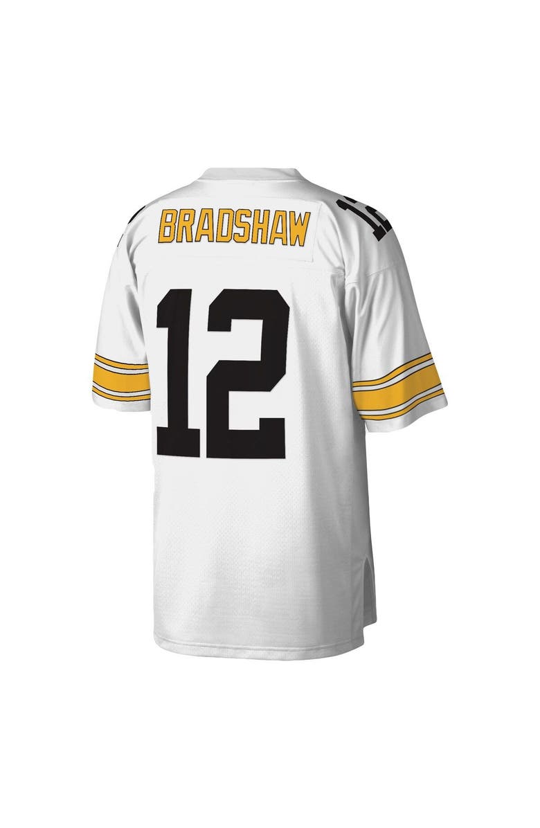 Mitchell & Ness Men's Mitchell & Ness Terry Bradshaw White Pittsburgh Steelers Legacy Replica Jersey, Alternate, color,