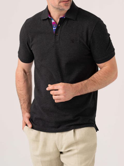 Piqué Cotton Short Sleeve Polo Shirt