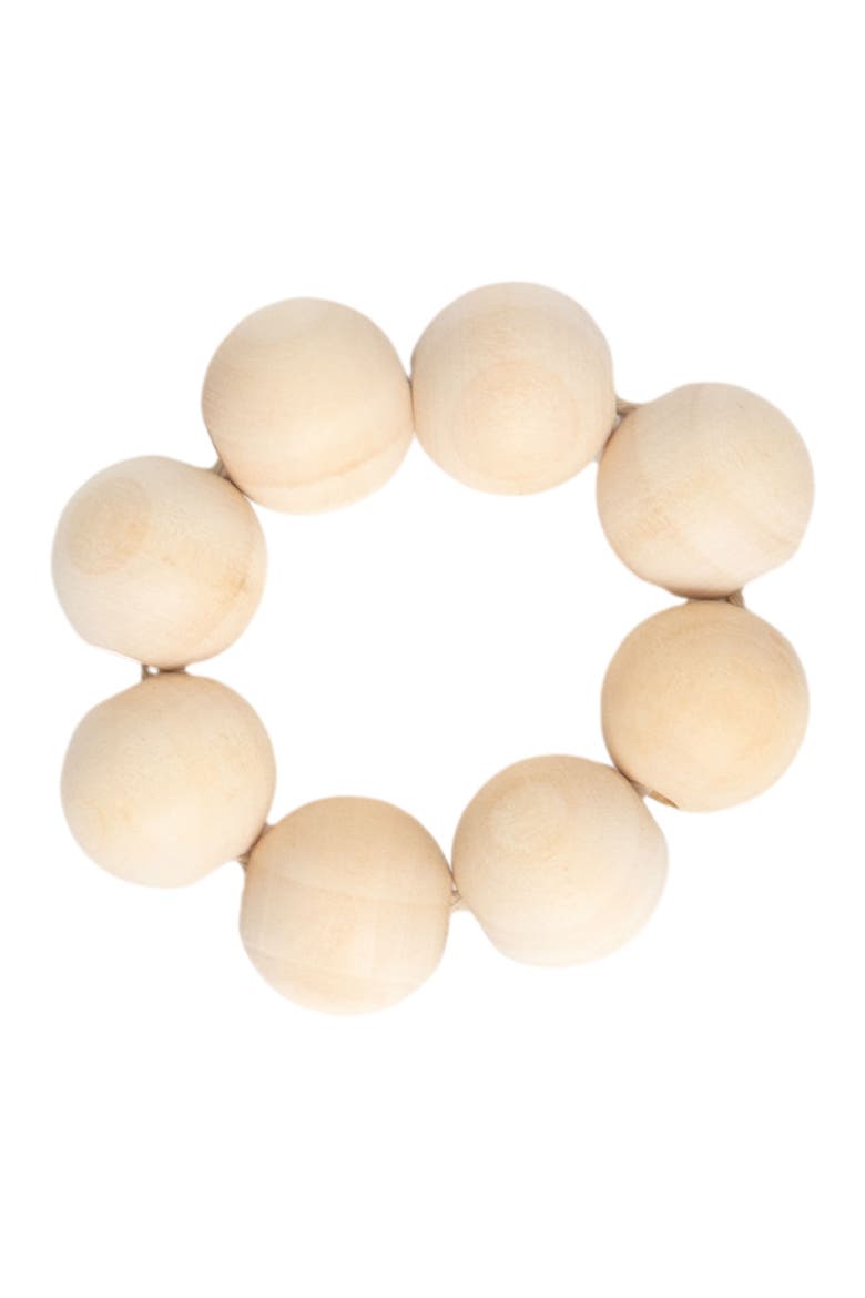 Wooden Sphere Napkin Rings Set of 4, Alternate, color, Natural