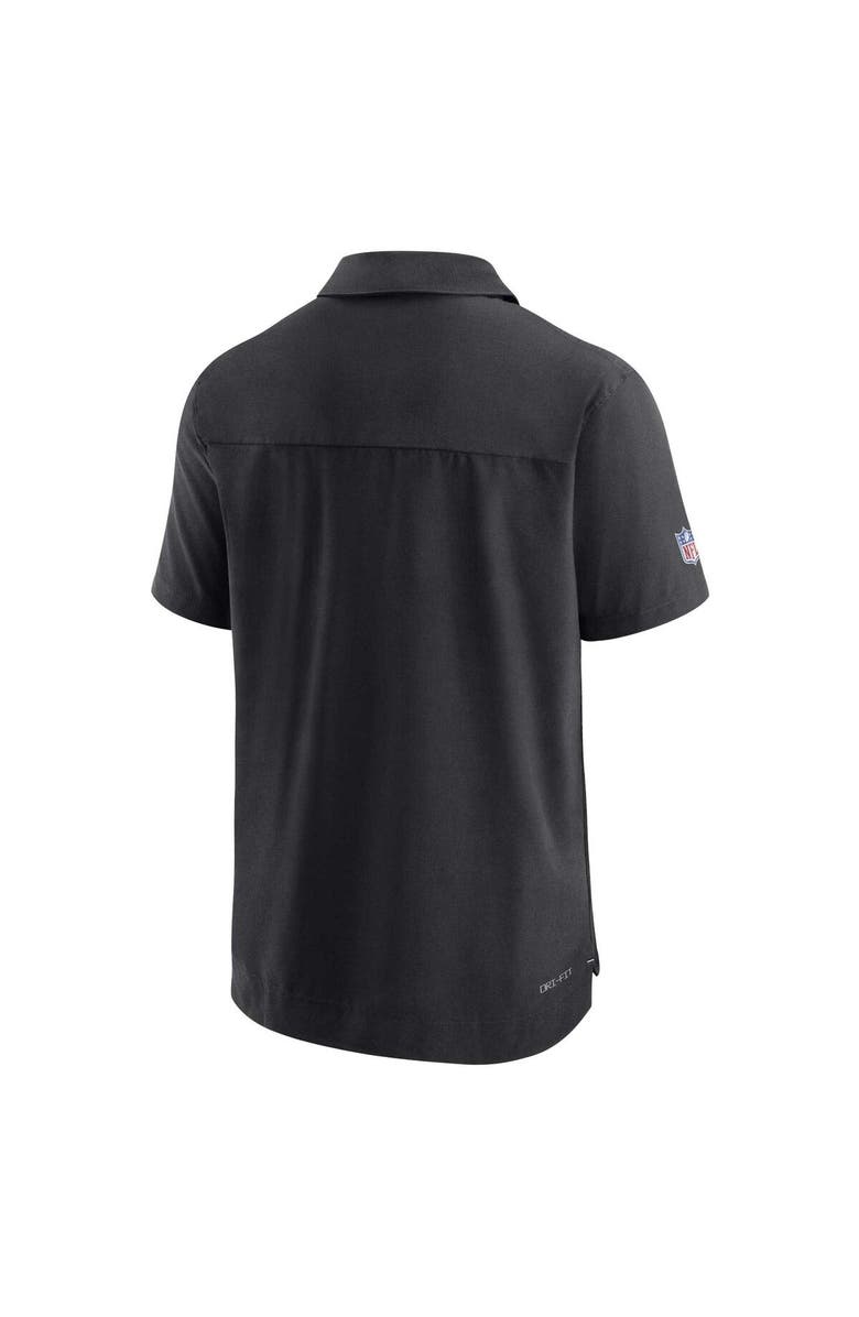 Nike Men's Nike Black Las Vegas Raiders Sideline Lockup Performance Polo, Alternate, color, Black