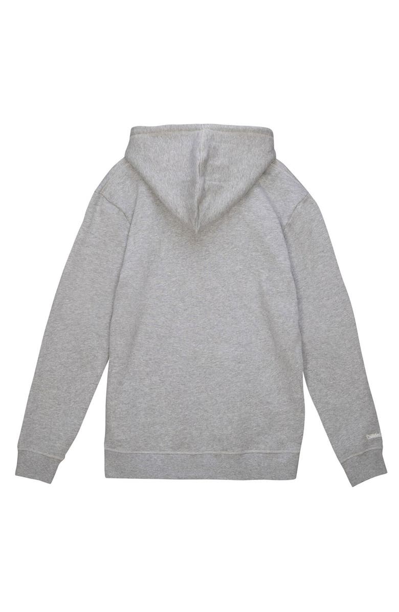 Mitchell & Ness Men's Mitchell & Ness Heather Gray Seattle Sounders FC Primary Logo Pullover Hoodie, Alternate, color, Heather Gray