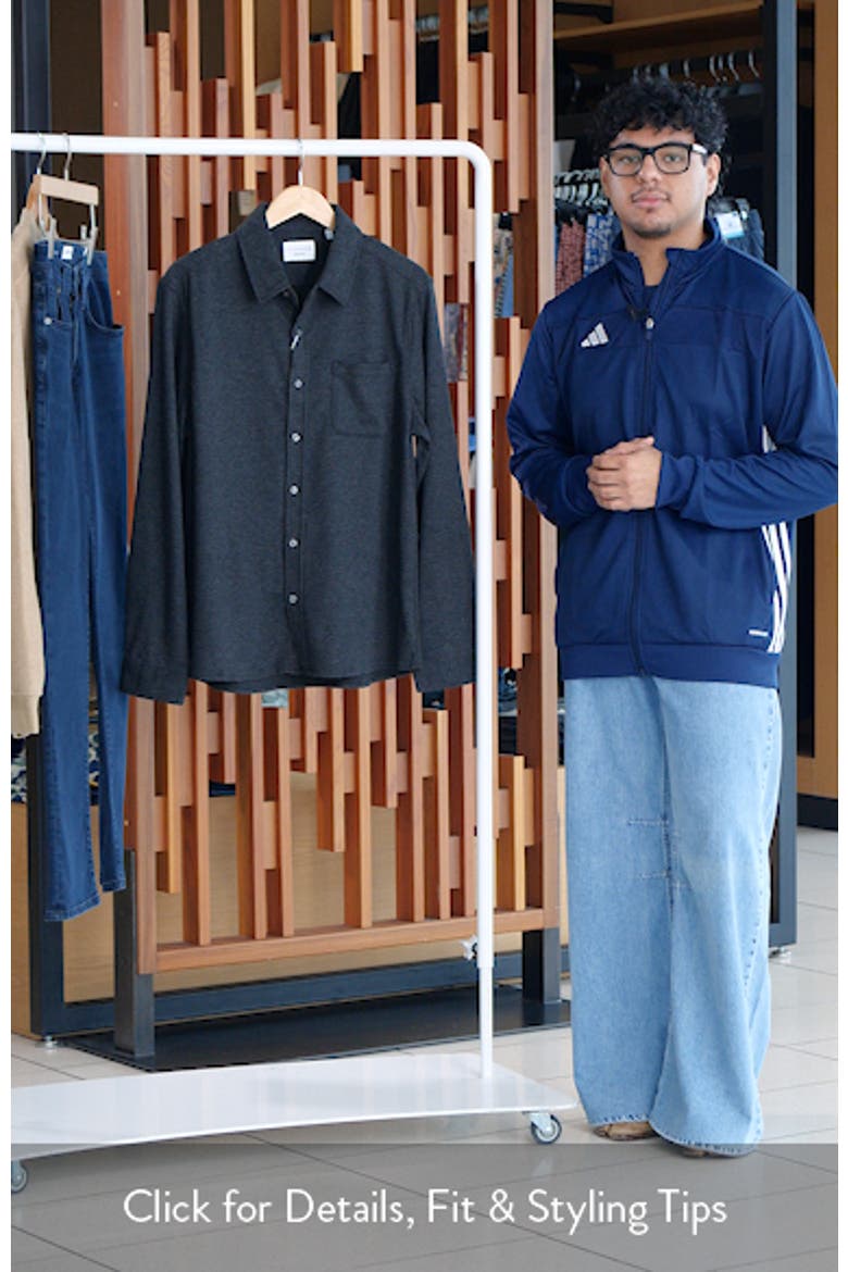 Generation Heather Knit Button-Up Shirt video