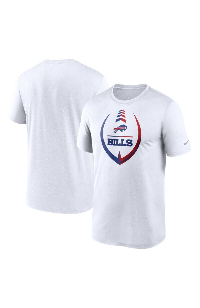 Nike Men's Nike White Buffalo Bills Icon Legend Performance T-Shirt, Main, color, White