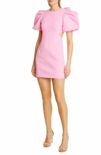 Rebecca Vallance Jaclyn Puff Sleeve Cutout Dress