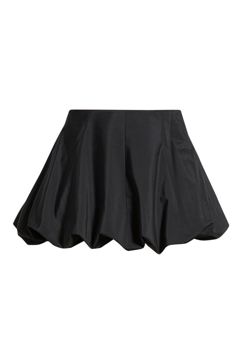 Georgeanne Bubble Miniskirt, Alternate, color, BLACK