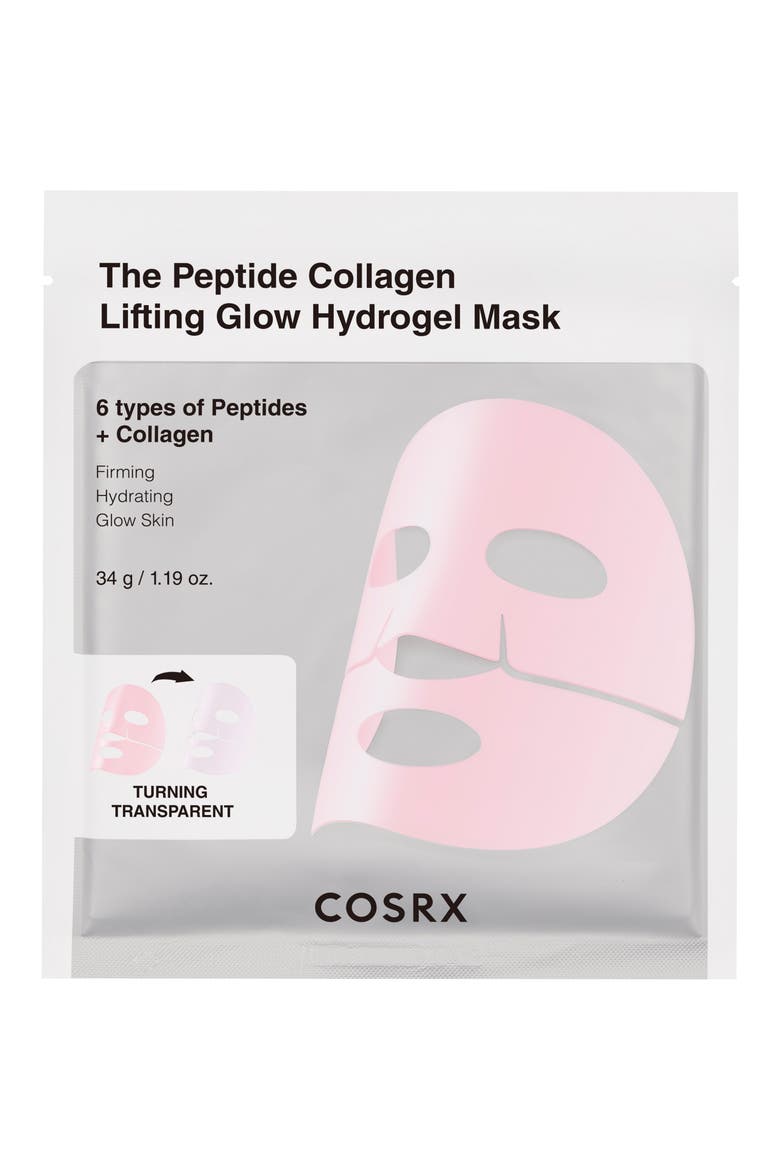 The Peptide Collagen Lifting Glow Hydrogel Mask, Main, color, NO COLOR