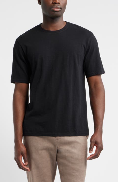 Slub Cotton Crewneck T-Shirt (Regular & Big)