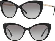 Versace Medusa 57mm Cat Eye Sunglasses