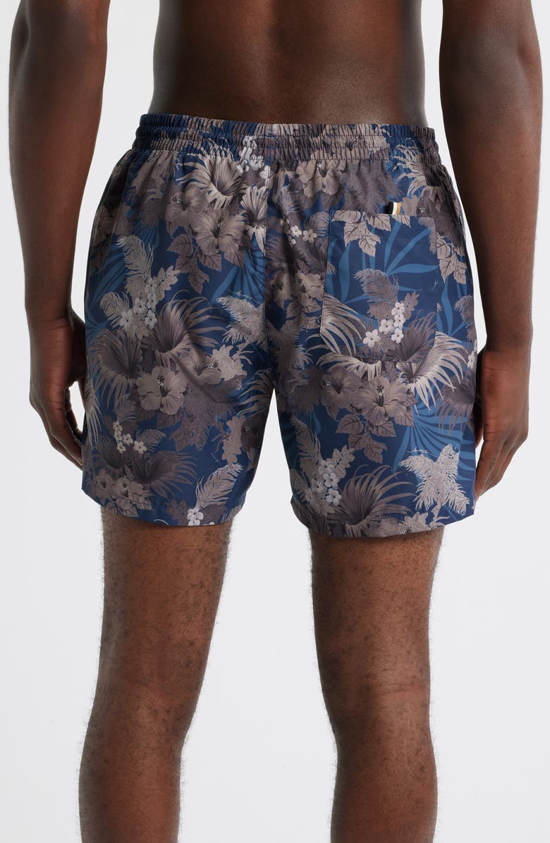 BOSS Piranha Swim Trunks, Alternate, color, Medium Brown