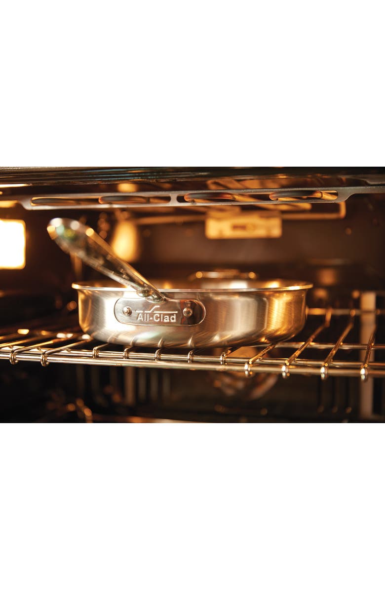All-Clad D5 Stainless Brushed 5-Ply Bonded 3-Quart Sauté Pan with Lid, Alternate, color,